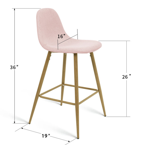 Mercury Row® Neece 26" Counter Stool (Set of 2) & Reviews Wayfair